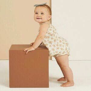 Rylee + Cru Ruffle Tube Top Set | Palm